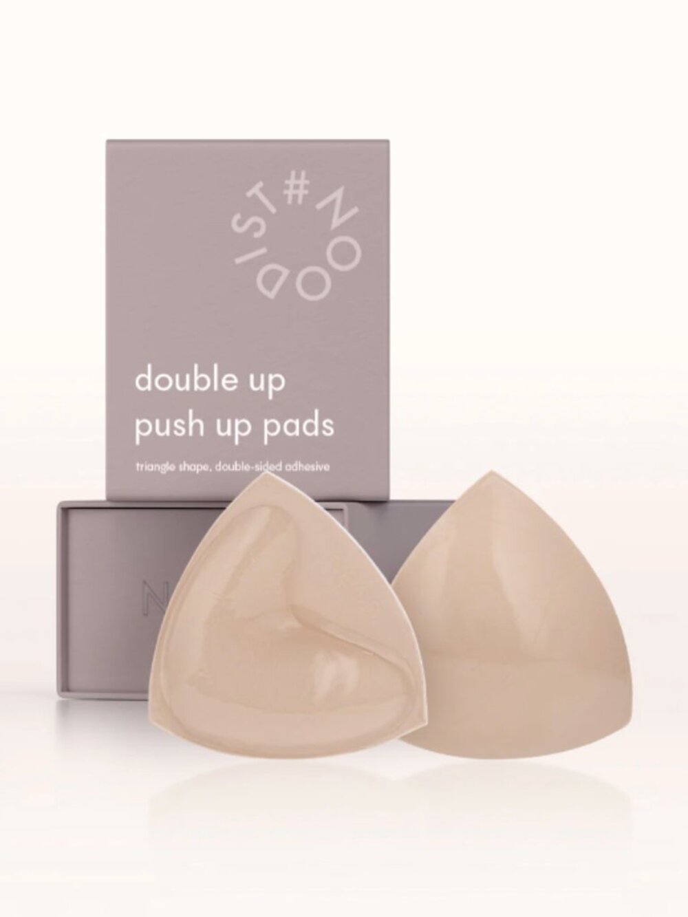 NOOD Double Up Triangle Push Up Pads | Lightest Shade | Cup Size C